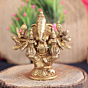 Brass Ganesha with Riddhi Siddhi KBH10968