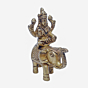 Brass Lakshmi Sitting on Elephant 3 Inch KBH10969