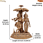 Brass Radha Krishna KBH10970