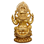 Brass Ganesha Idol KBH10971