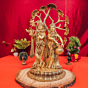 Brass Radha Krishna Idol  KBH10975