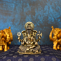 Brass Ganesha Idol KBH10991