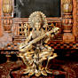 Brass Saraswati Idol  Maa Saraswati Murti for Home Temple, Study Table & Pooja Room Decor KBH10997