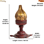 Brass Tortoise Shivling Stand  KBH11033