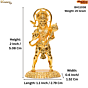 Brass Hanuman 2 Inch KBH11038