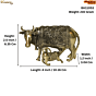 Brass Cow & Calf Idol KBH11053