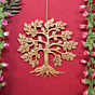 Brass Wall Hanging Tree 11 Inch KBH11082