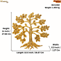 Brass Wall Hanging Tree 11 Inch KBH11082