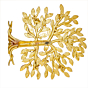 Brass Wall Hanging Tree 12 Inch KBH11083