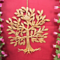 Brass Wall Hanging Tree 12 Inch KBH11083