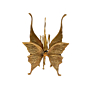 Brass Butterfly Candle Holder  KBH11087