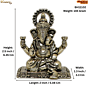 Brass Ganesha Idol KBH11102