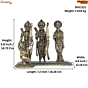 Brass Ram darbar statue KBH11121