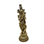 Brass Krishna Idol for Home Temple | Decorative Lord Krishna Brass Murti for Puja, Spiritual Decor & Gift BH11122