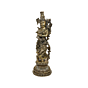 Brass Radha Idol for Home Temple | Decorative Radha Brass Murti for Puja, Spiritual Home Decor & Gift BH11123
