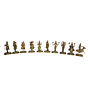 Brass Dashavatara Set Of 10 Statue KBH11125