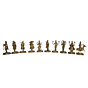 Brass Dashavatara Set Of 10 Statue KBH11125