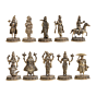 Brass Dashavatara Set Of 10 Statue KBH11125