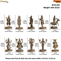 Brass Dashavatara Set Of 10 Statue KBH11125