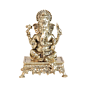 Brass Ganesha Idol 2 Inch  KBH11136