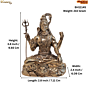 Brass Shiv Statue KBH11145