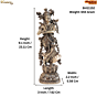 Brass Radha Idol KBH11152