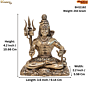 Brass Shiv Idol KBH11162