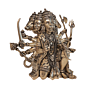 Brass Five Face Hanuman Idol  KBH11164