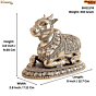 Brass Nandi Idol KBH11174