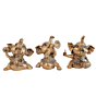 Brass Elephant Set of 3, 7 Inch KBH11191