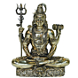 Brass Lord Shiv Idol for Home Temple | Mahadev Brass Murti for Puja, Meditation & Spiritual Home Decor BH11205