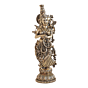 Brass Radha Rani Idol for Home Temple | Radha Brass Murti for Puja, Spiritual Decor & Gift BH11210