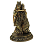 Brass Radha Krishna Idol for Home Temple | Decorative Radha Krishna Murti for Puja | Spiritual Brass Statue BH11212