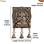 Brass Panchmukhi Hanuman Wall Hanging Bell KBH11240