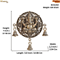 Brass Ganesha Wall Hanging Bell KBH11242