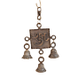Brass Shubh Wall Hanging Bell KBH11243