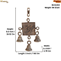 Brass Shubh Wall Hanging Bell KBH11243