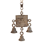 Brass Labh Wall Hanging Bell KBH11244