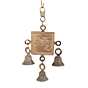 Brass Labh Wall Hanging Bell KBH11244