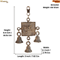 Brass Labh Wall Hanging Bell KBH11244