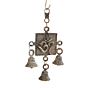 Brass Om Wall Hanging Bell KBH11245