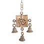 Brass Om Wall Hanging Bell KBH11245