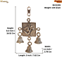 Brass Om Wall Hanging Bell KBH11245