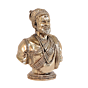 Brass Shivaji Maharaja Statue KBH11249