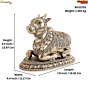 Brass Nandi Bull Statue  KBH11253