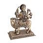 Brass Durga Maa with Lion 5 Inch KBH11256