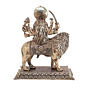 Brass Durga Maa with Lion 5 Inch KBH11256