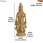 Brass Purshottam Maharaj Idol KBH11270