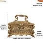 Brass Handcrafted Jewellery Box KBH11274