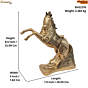 Brass Horse Statue KBH11278